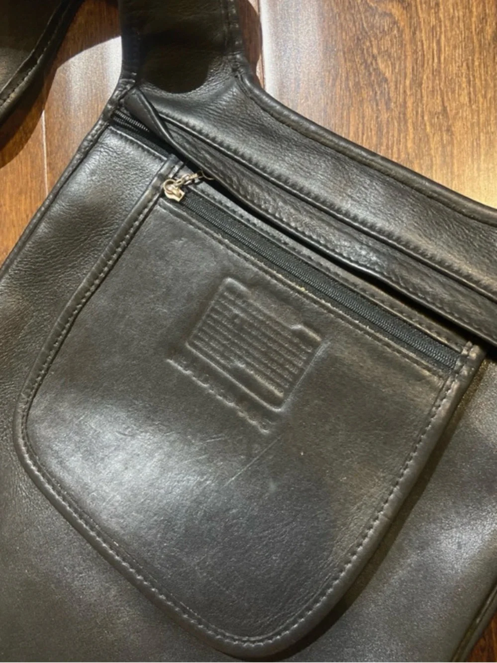 rare) Vintage Coach Slim Hippie black Backpack Model #9405